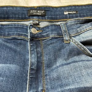 Judy blue  distressed with see through to cheetah print